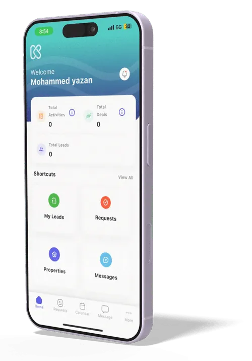 Akıllı telefonda Kords emlak danışmanları mobil uygulaması