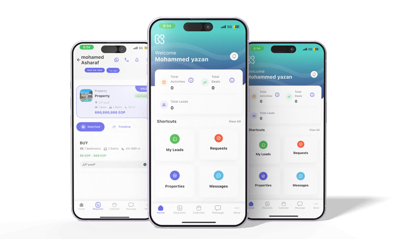 A mobile app for real estate brokers and agents